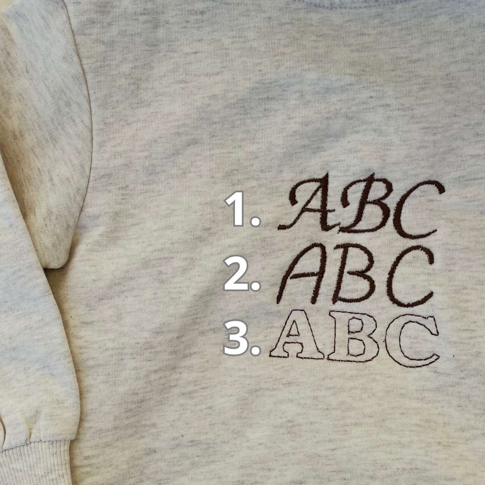 Brodert - Ludvig College genser