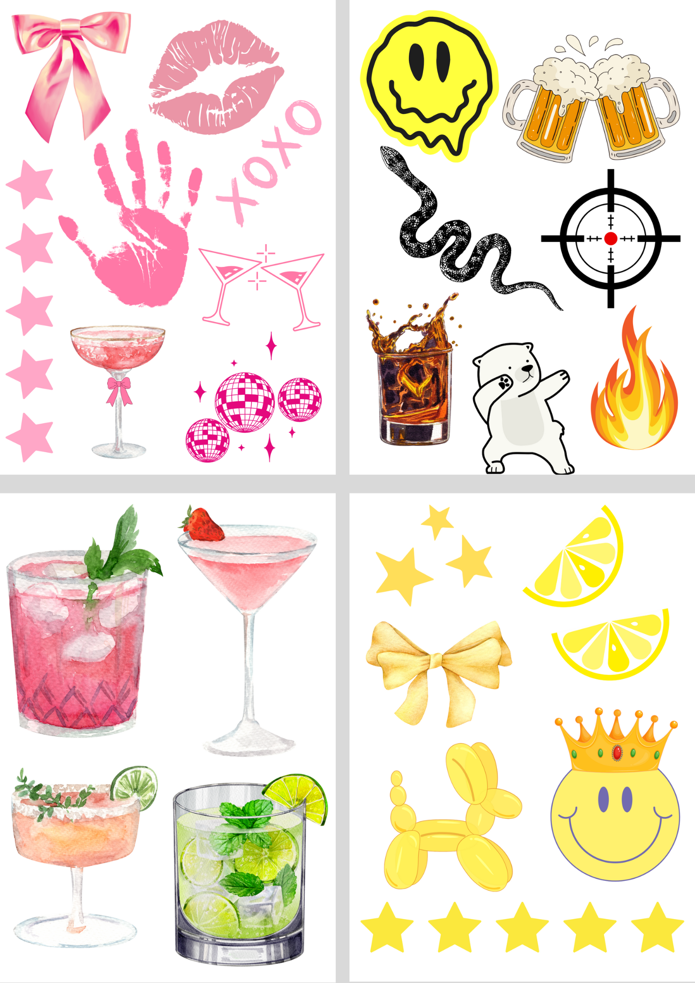 A4 ark - strykemerker