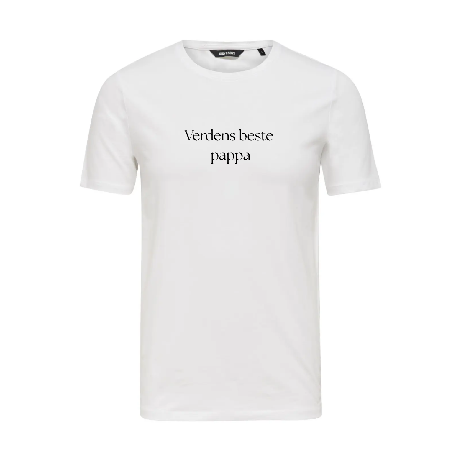 T-skorte - valgfri tekst